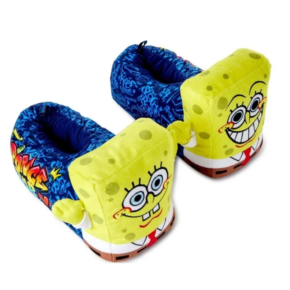 Sponge bob square pants Slippers boys 2-3 NWT